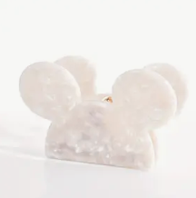 Pearl Mickey Hair Clip