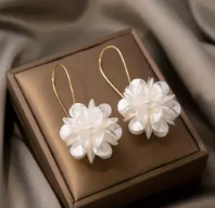 Pearl Floral Cluster Earring