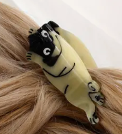 Pug Dog Hair Clip