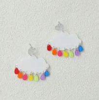 Raining Rainbow Earring