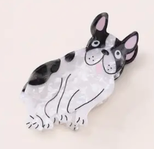 Boston Terrier Dog Hair Clip