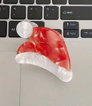 Santa Hat Hair Clip