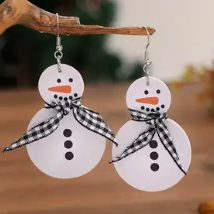 Snowman Earring