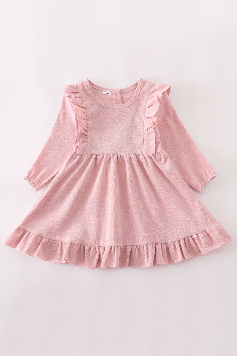 Blush Corduroy Dress - KIDS