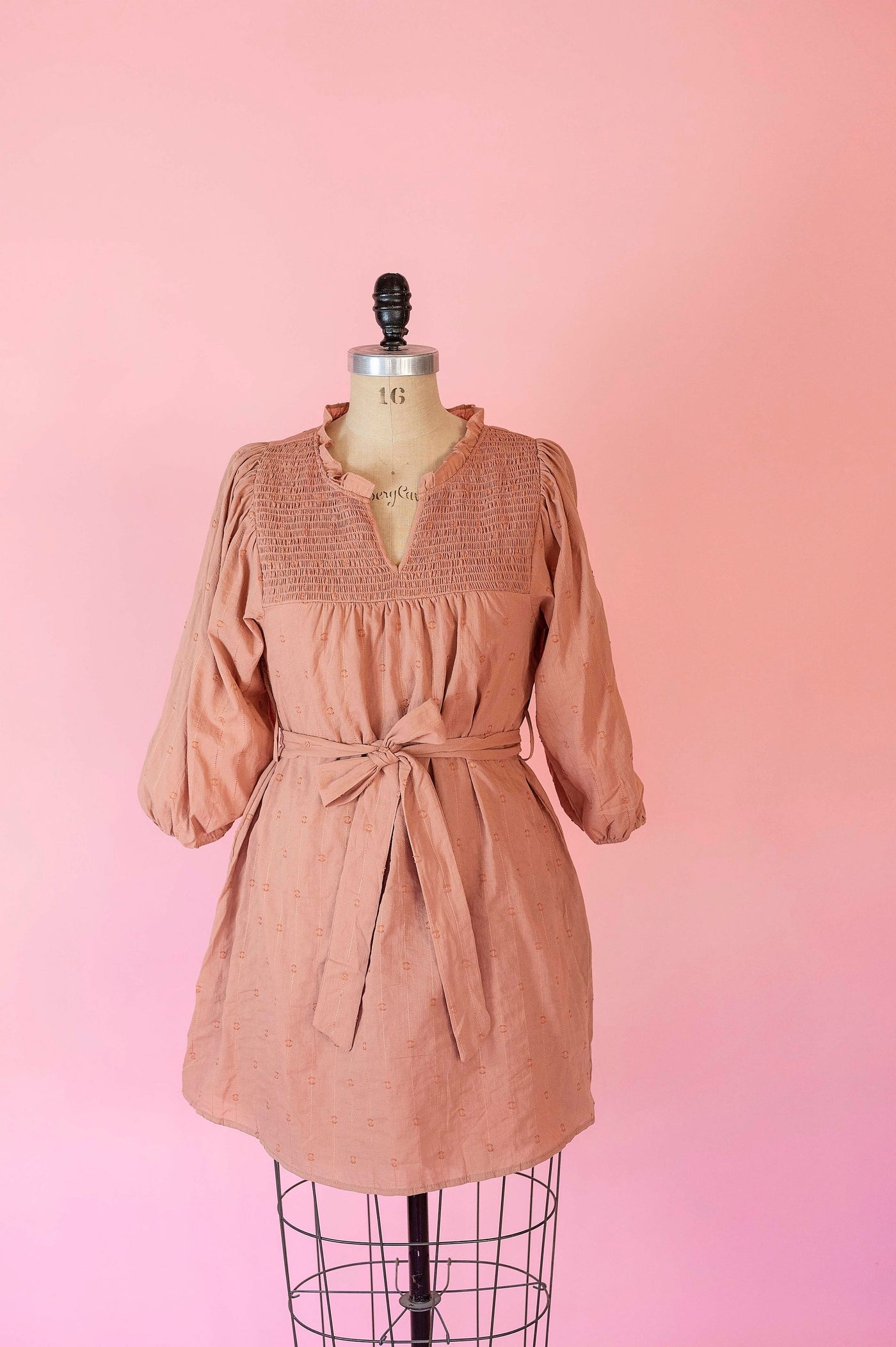 Rusty Ruffle Dress