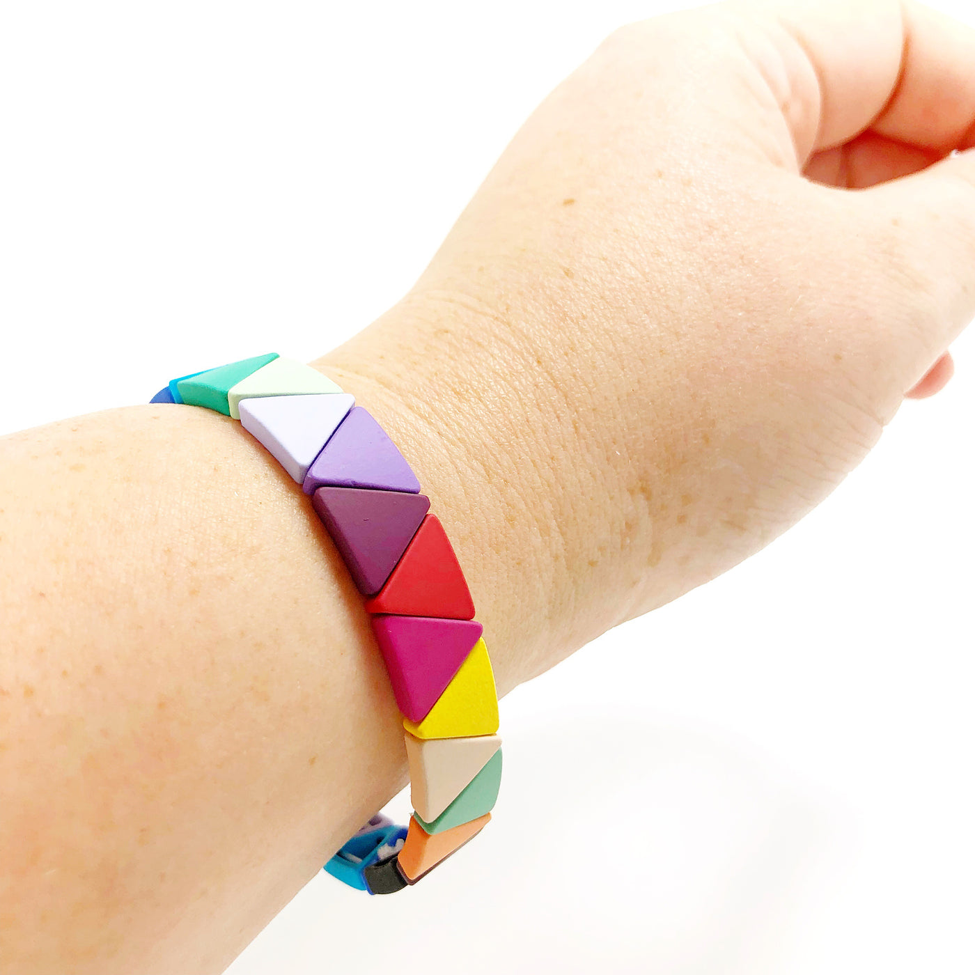 Rainbow Triangle Bracelet