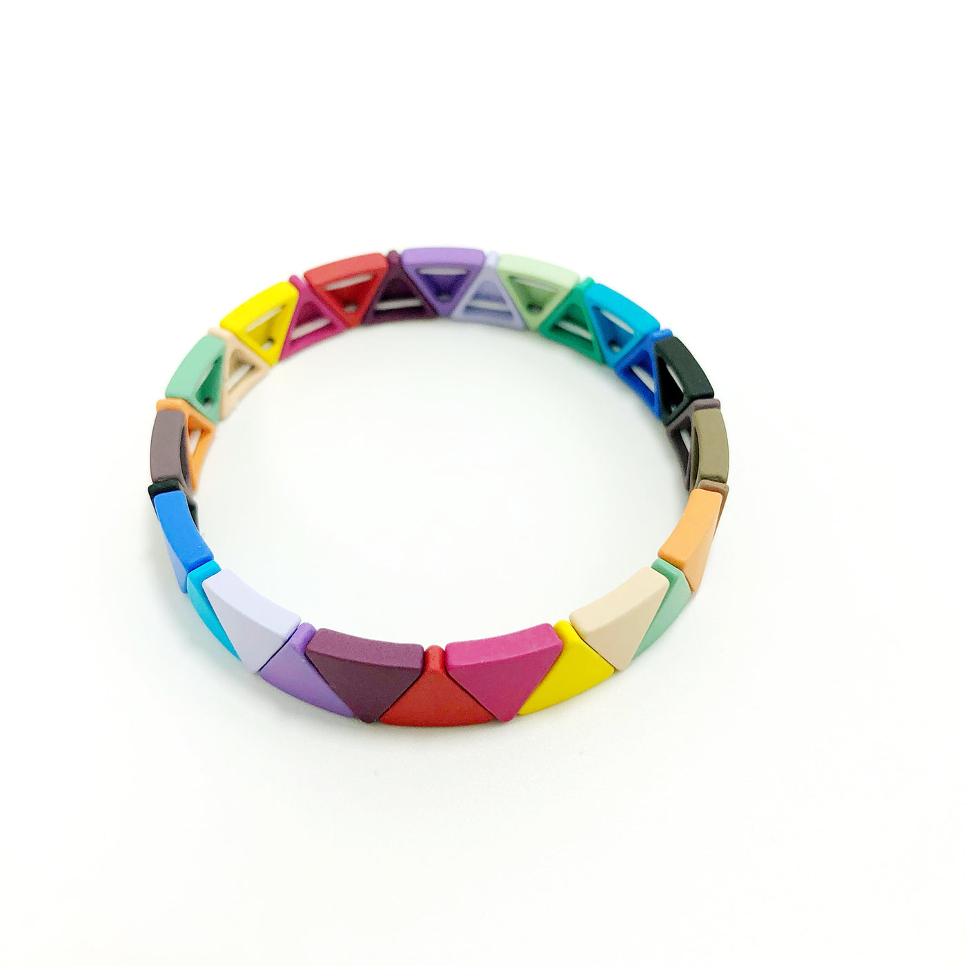 Rainbow Triangle Bracelet