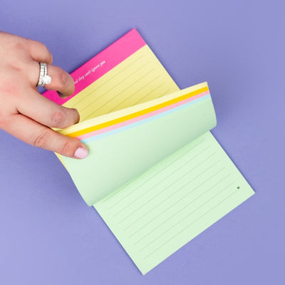 Mini Colorful Legal Notepad