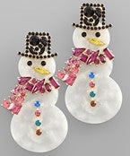 Well-Dressed Snowmen Earrings