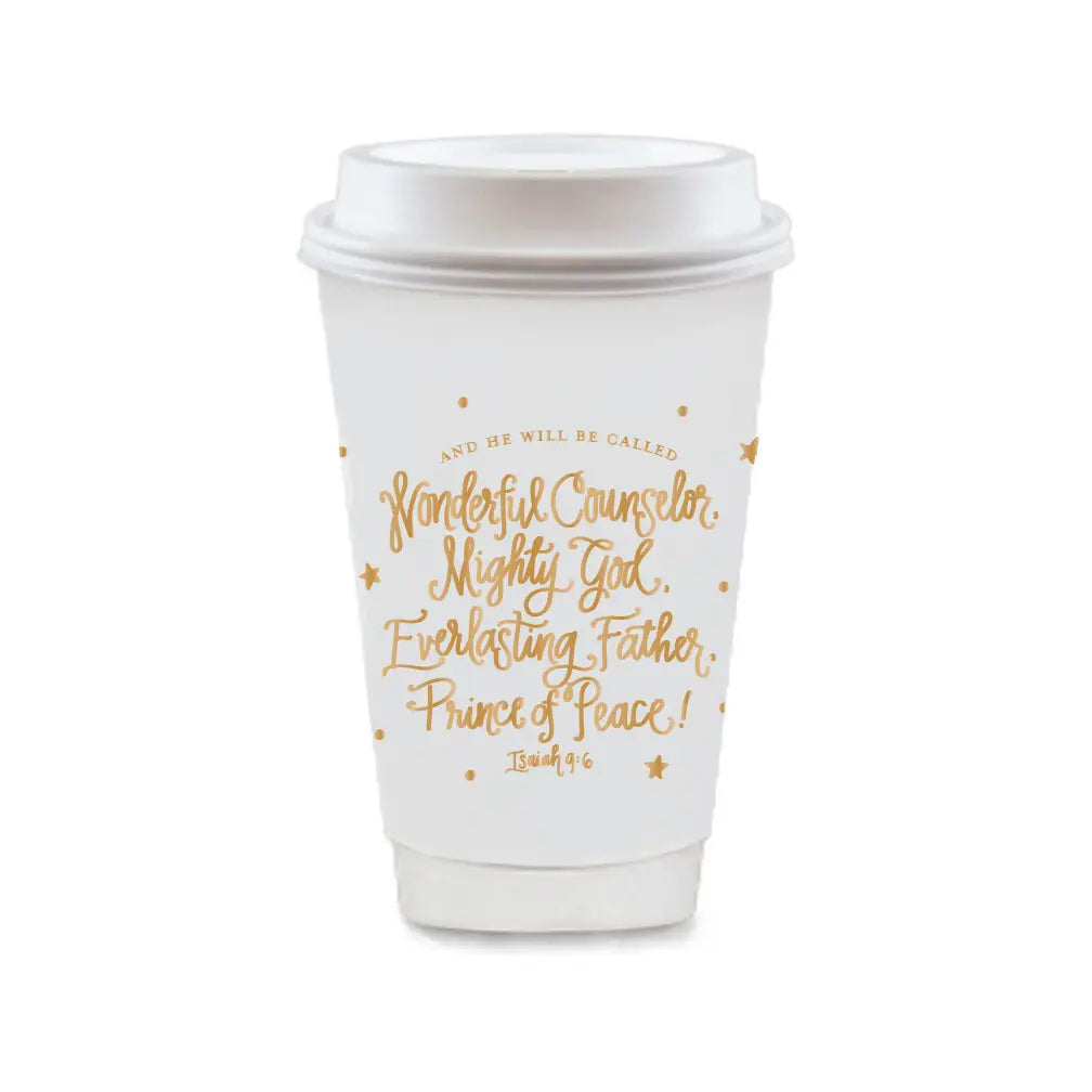 Wonderful Counselor - Christmas To-Go Cups